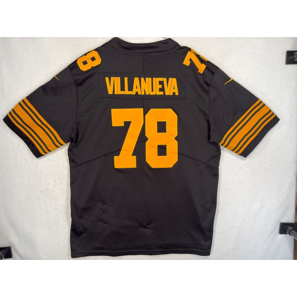 Nike NFL Pittsburgh Steelers Alejandro Villanueva 78 Jersey Mens XL Black